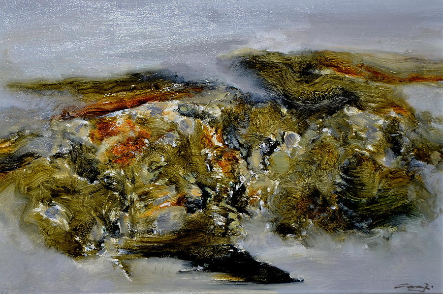 Shale Ridge Painting by Gong Wei