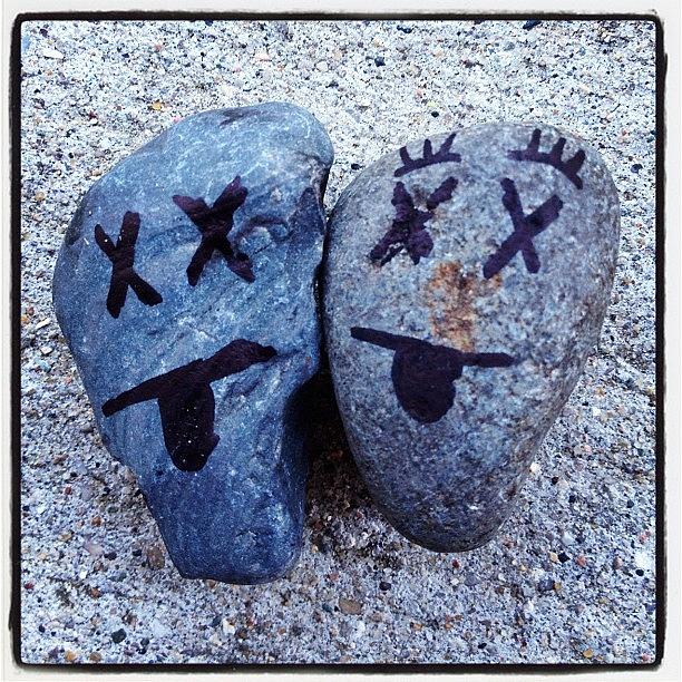 Funny Photograph - Sharpie Rocks! #keekthegeek #sharpies by Ke-Ke Sayers