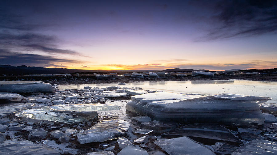 Shattered ice Photograph by Arnar B Gudjonsson | Fine Art America