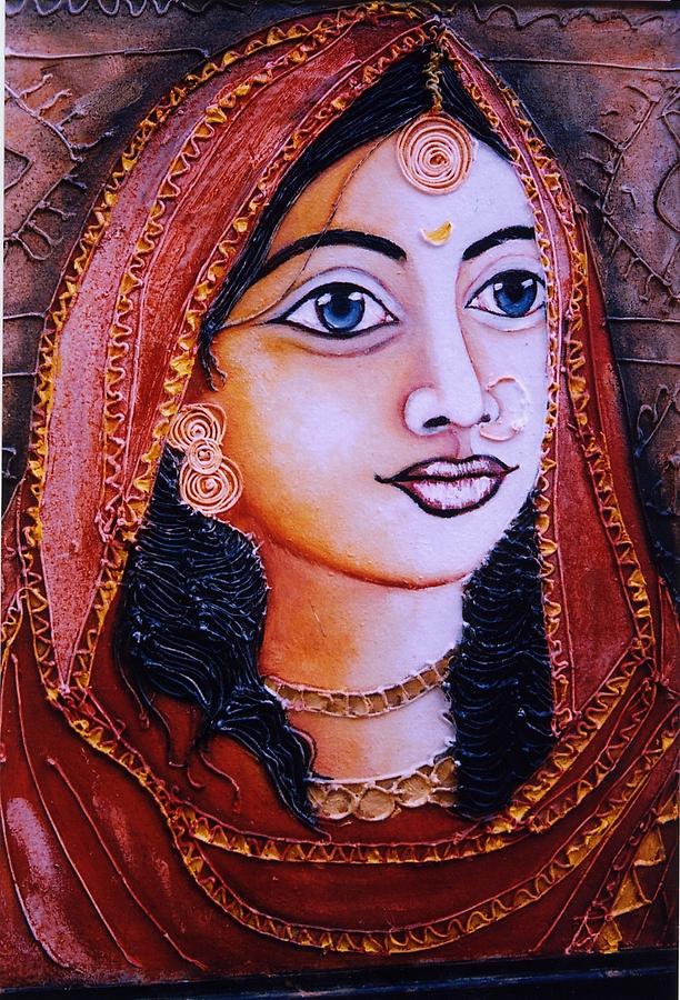 She -1 Painting by Chandrasekaran Balamurugan - Fine Art America