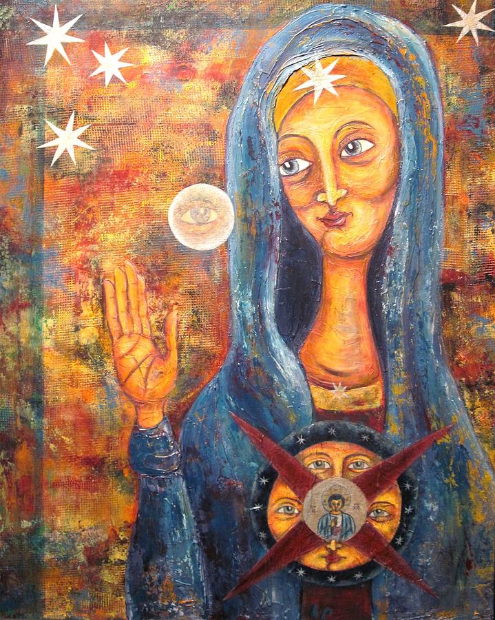She sees and blesses all Painting by Suzan  Sommers
