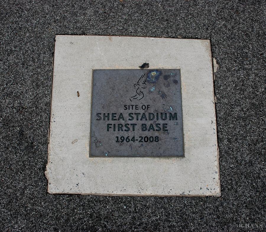 Shea Stadium First Base Photograph by Rob Hans