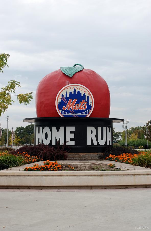 Shea Stadium Home Run Apple Photograph by Rob Hans - Pixels