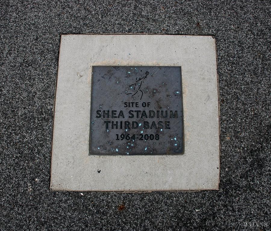 New York Mets Photograph - Shea Stadium Third Base by Rob Hans