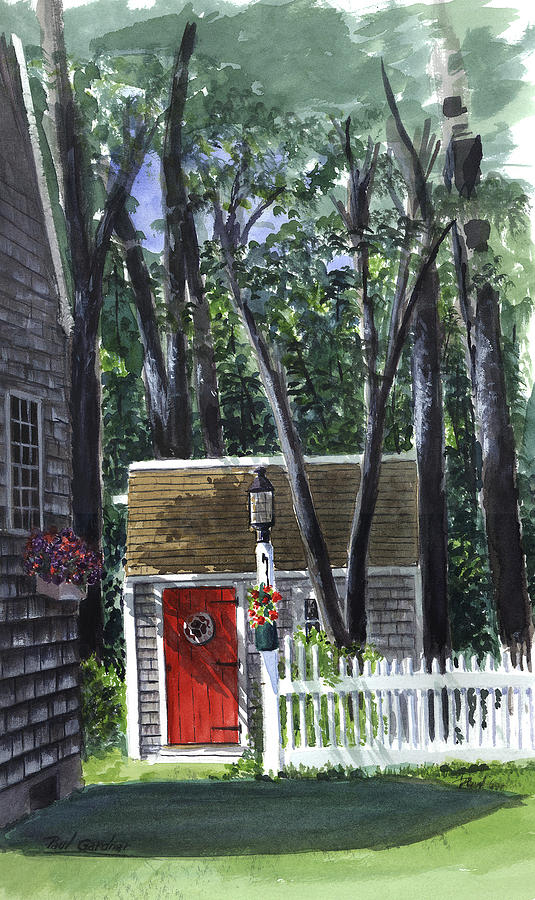 Shed Painting by Paul Gardner