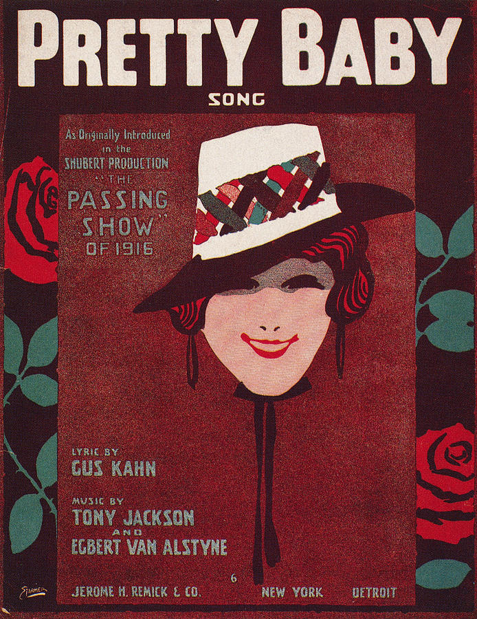 Sheet Music Cover, 1916 Photograph by Granger