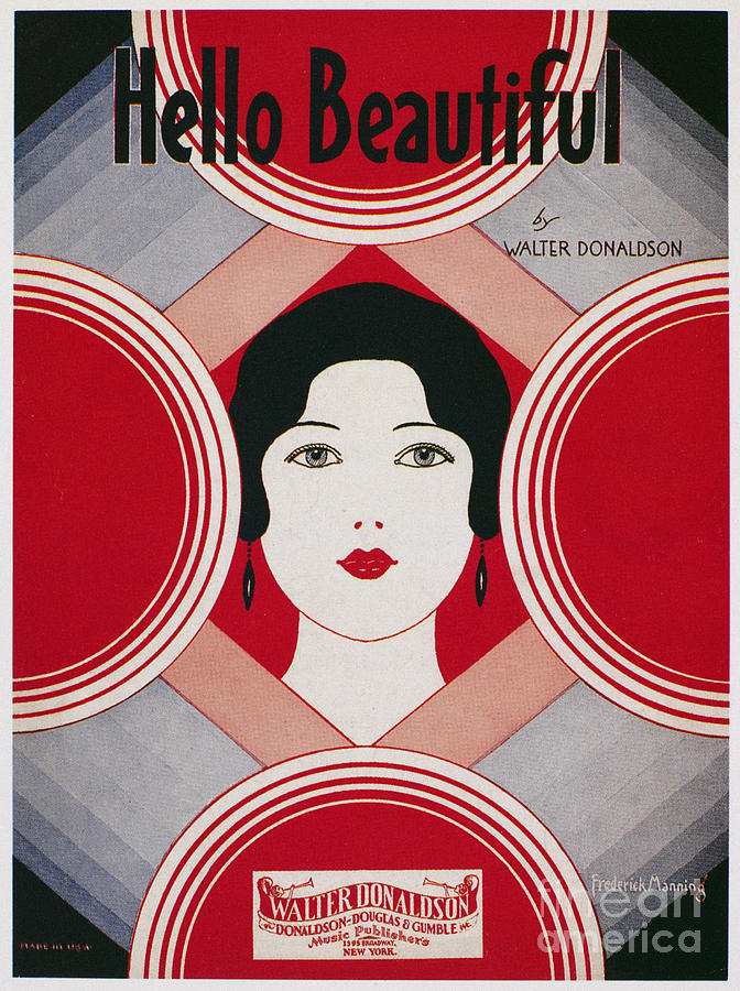 Sheet Music Cover, 1931 Photograph by Granger