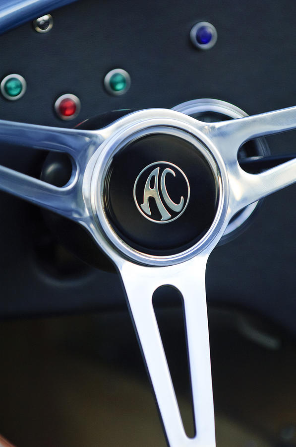 Shelby AC Cobra Steering Wheel 4 Photograph by Jill Reger