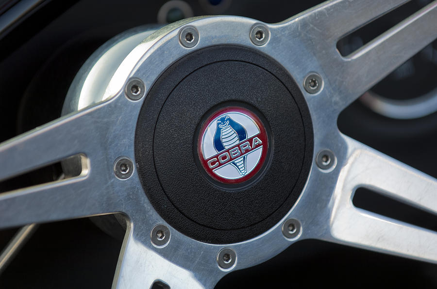 Shelby Cobra Steering Wheel Photograph by Jill Reger