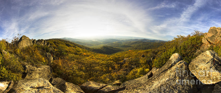 Shenandoah National Park Panoramic Photograph by Dustin K Ryan