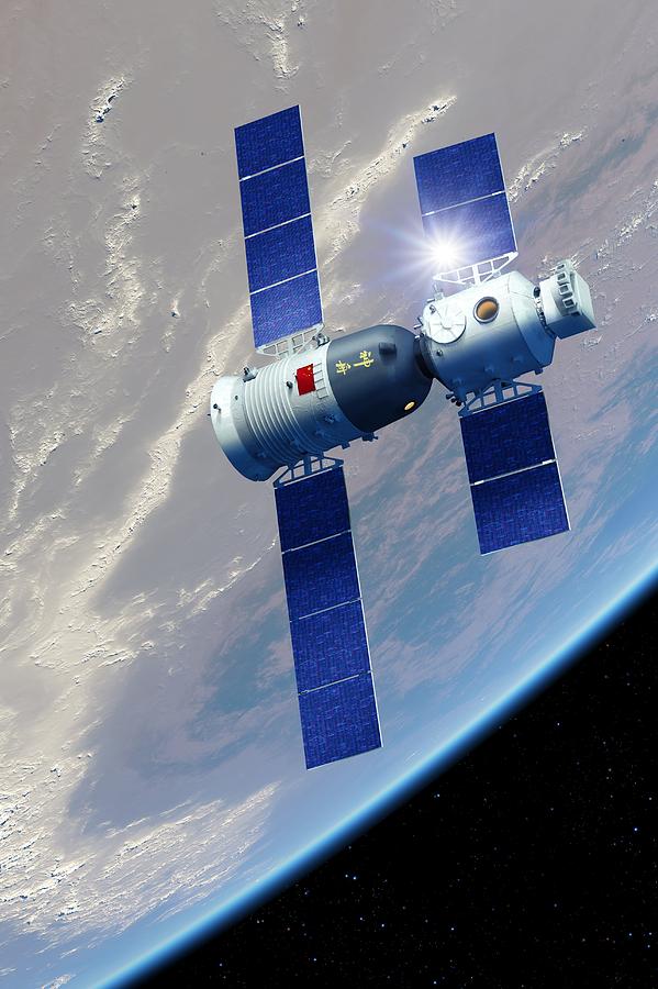 Shenzhou 5 Spaceflight, Artwork Photograph by Detlev Van Ravenswaay ...