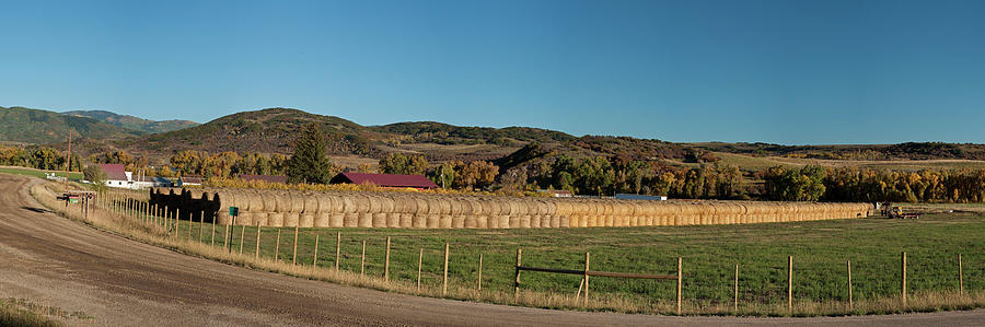 Sherrod Ranch Hay Stack Digital Art by Daniel Hebard
