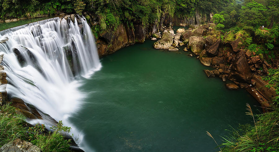 Shifen Waterfall Photograph by Copyright of Eason Lin Ladaga