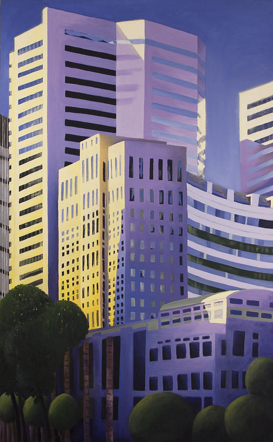Shining Towers Painting by Duane Gordon