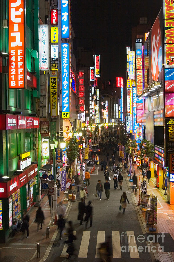 Shinjuku Night Photograph by Ei Katsumata - Fine Art America