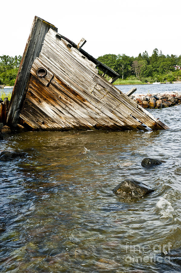 Ship Wreck Photograph by Micah May
