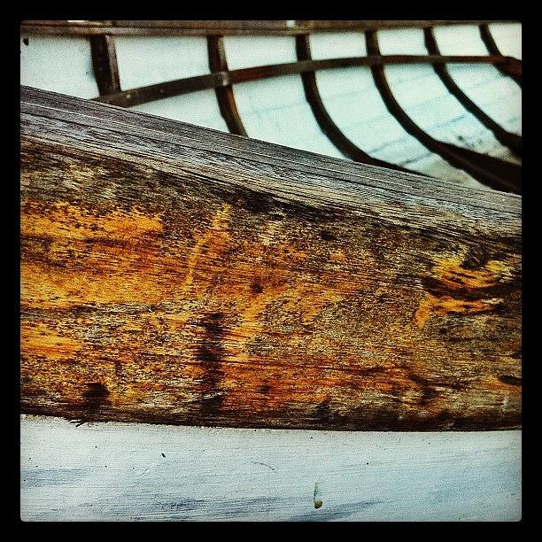 Boat Photograph - Ship Wrecked #hefe #snapseed #iphone by Cara Lewis