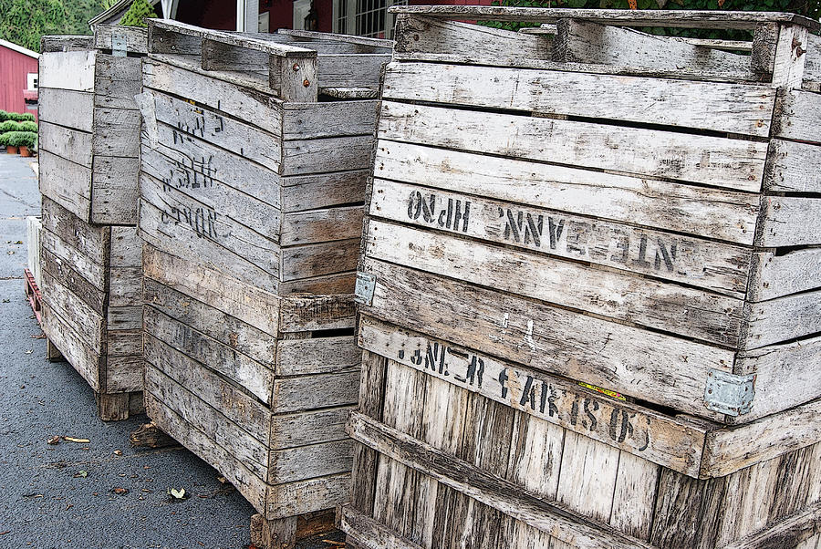 Shipping Crates Sculpture by Margie Avellino