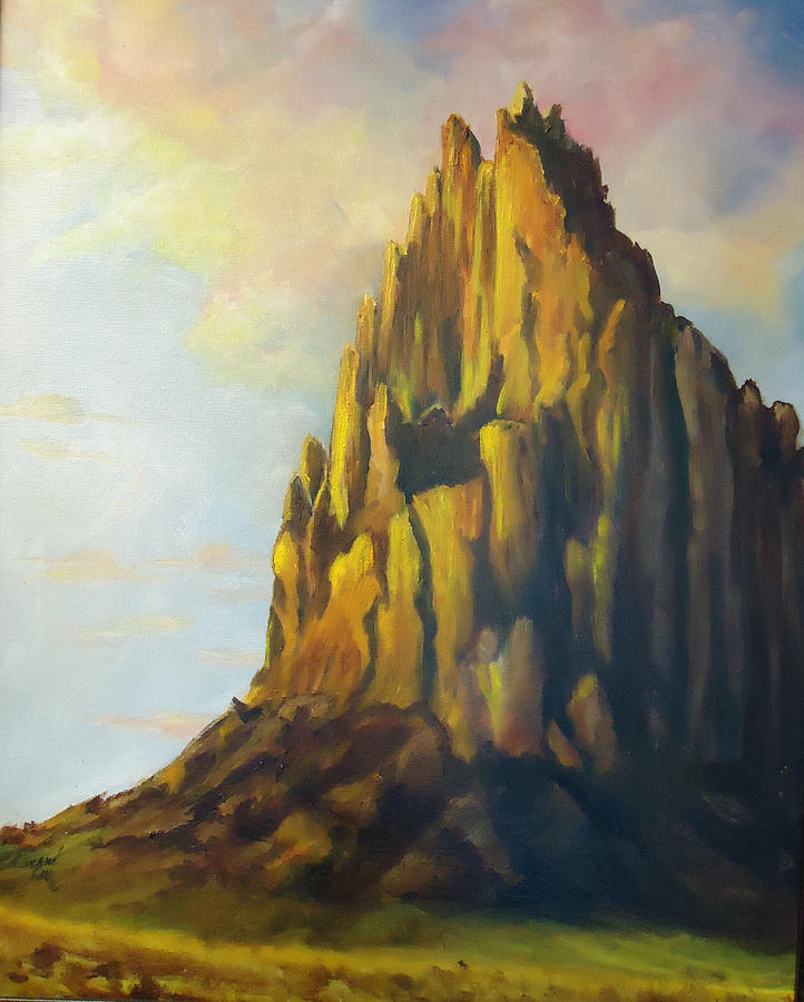 Shiprock  Painting by Charme Curtin