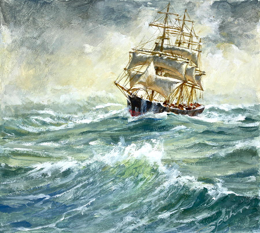 Shipshape  Painting by Cliff Spohn