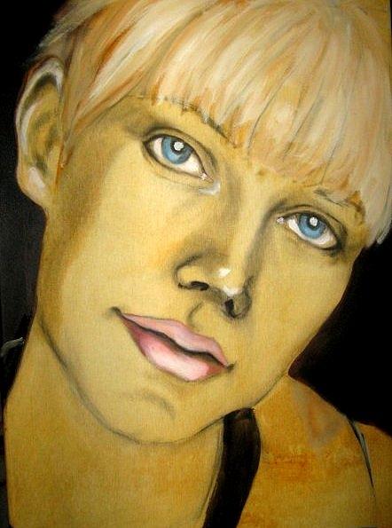 Shirley Painting by Ida Eriksen