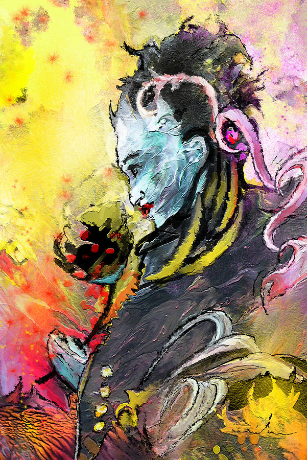 Shiva Diva Painting by Miki De Goodaboom