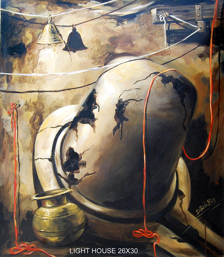 painting of shivling