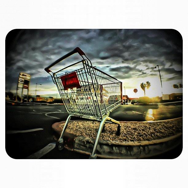 London Photograph - Shopping Cart Basking In The Sun by Rodino Ayala