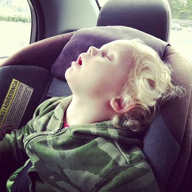 Nap Photograph - Shopping With Daddy Is Exhausting. #nap by Ashley Waldrop