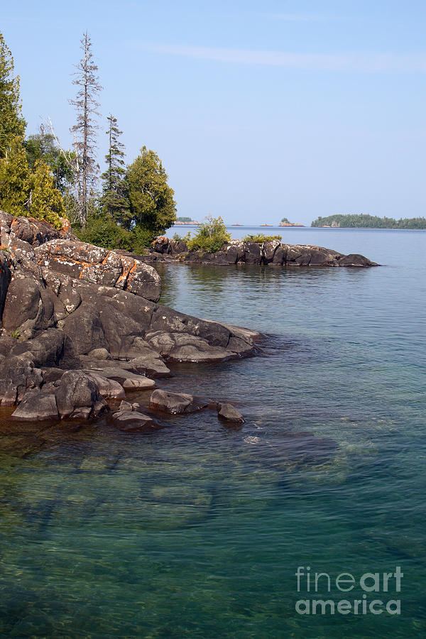 Shore Of Isle Royale Photograph by Ted Kinsman