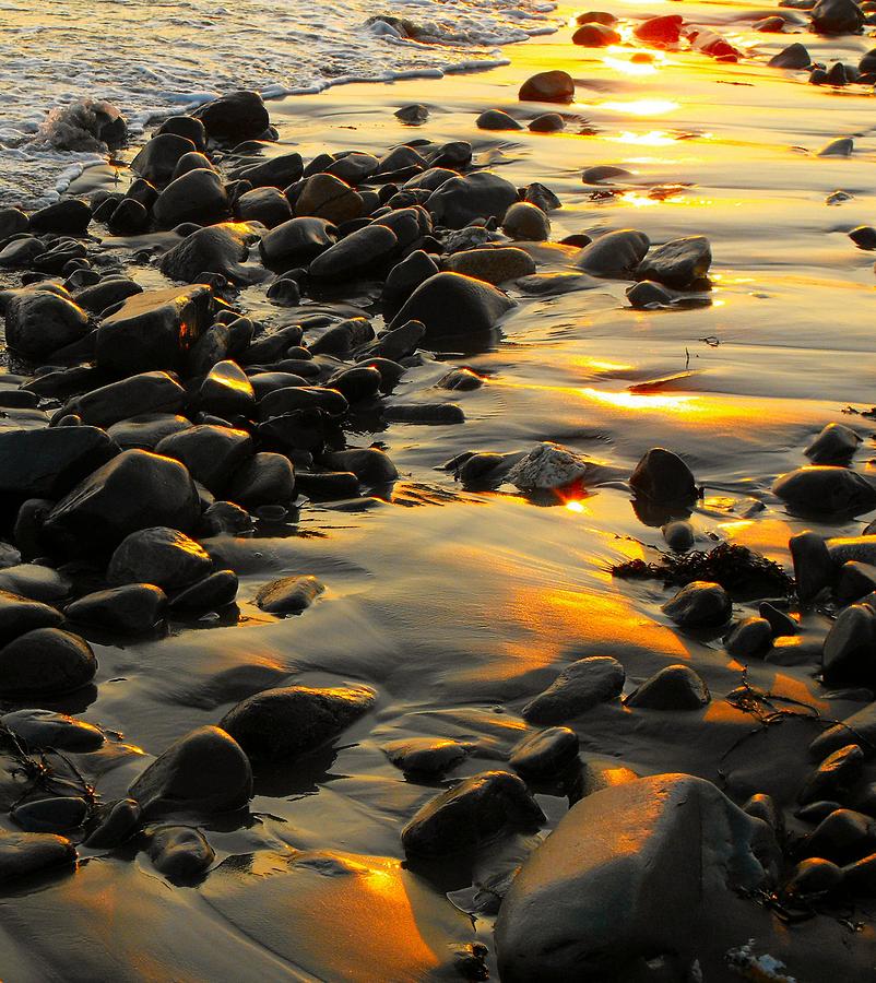 SHORELINES Bartlet Beach Rocks Photograph by William OBrien