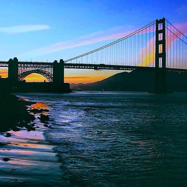 Golden Gate Bridge Photograph - Shot This From Crissy Field by Karen Winokan