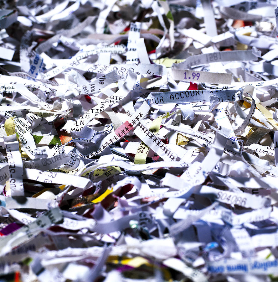 Shredded Documents Photograph by Science Photo Library Shredded Documents Photograph by Science Photo Library