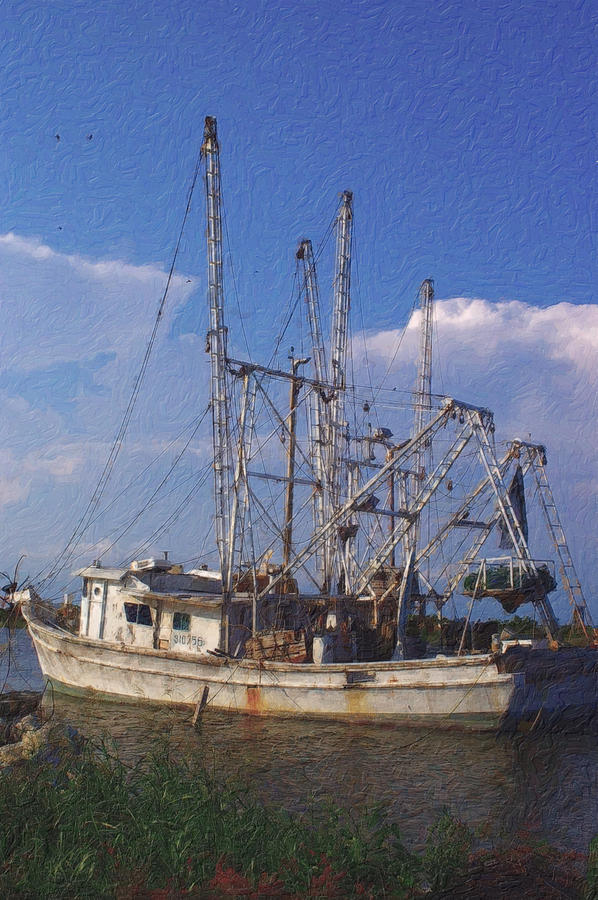 Shrimper on the Bayou Photograph by Brian Wright