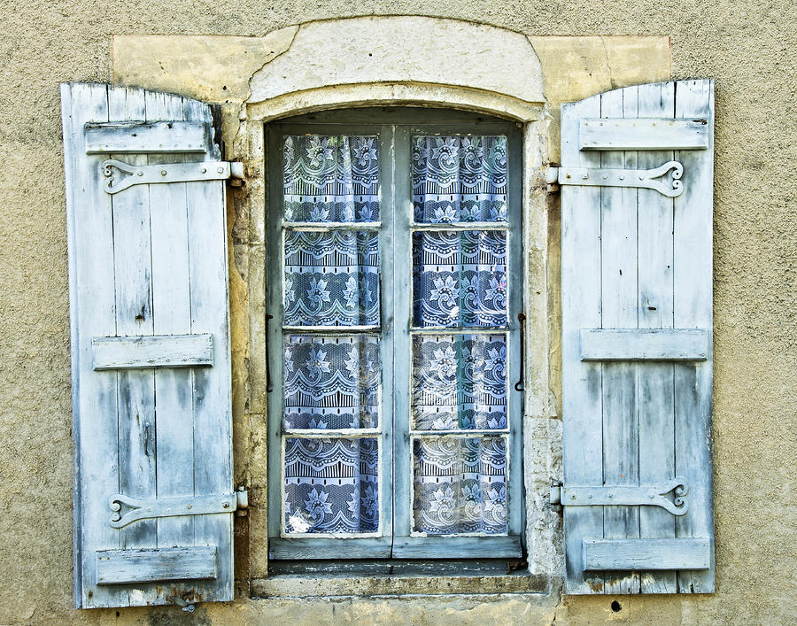 Shutters and Lace Photograph by Marion McCristall