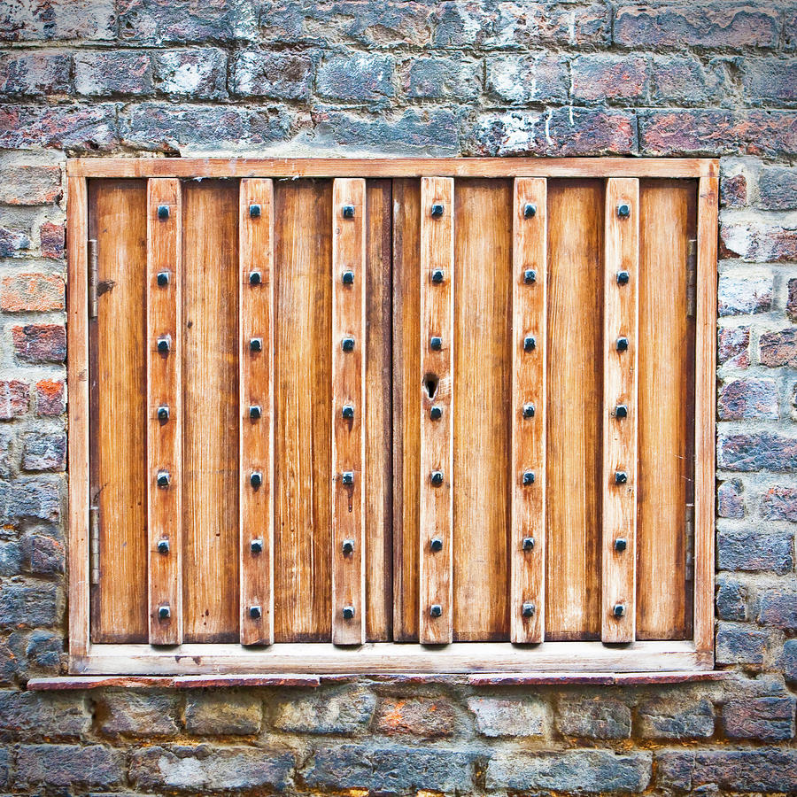 Architecture Photograph - Shutters by Tom Gowanlock