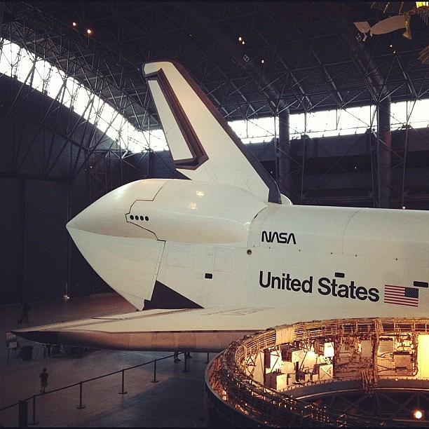 Space Photograph - Shuttle Enterprise Ready To Fly To New by Simon Prickett