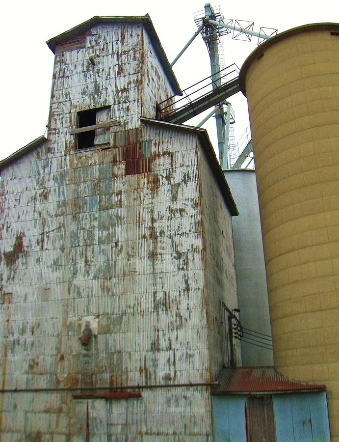 Grain Elevator Photograph - Sibley Grain Elevator by Todd Sherlock