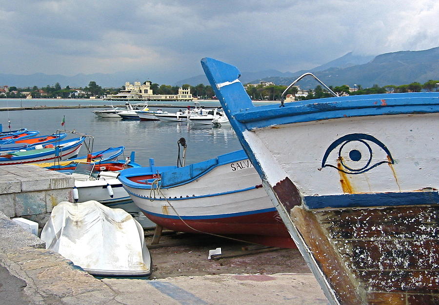 Sicilian Boats Photograph by Amelia Racca