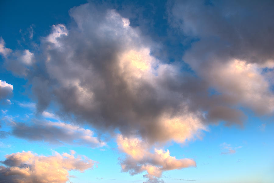 Side Bay II clouds Photograph by John Bartosik