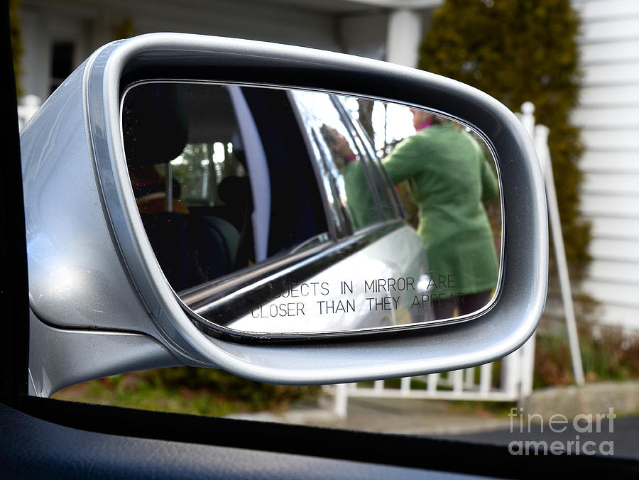 Side View Mirror Photograph by Photo Researchers