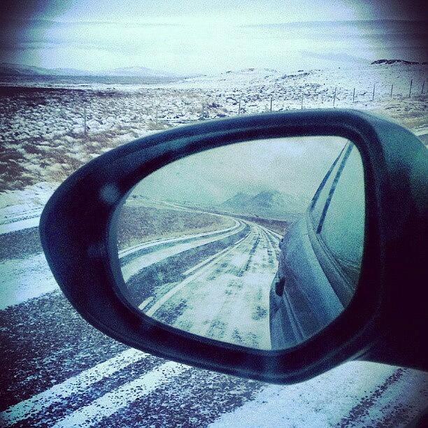 Mountain Photograph - #sideview #mirror #view #scenery #road by Siobhan Macrae