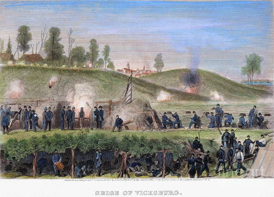 Siege Of Vicksburg, 1863 by Granger