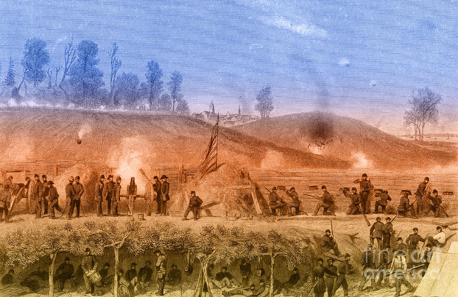 Siege Of Vicksburg 1863 Photograph By Photo Researchers Pixels 