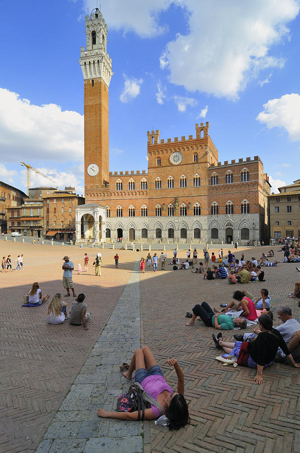 Siena Italy - Piazza del Campo Photograph by Matthias Hauser