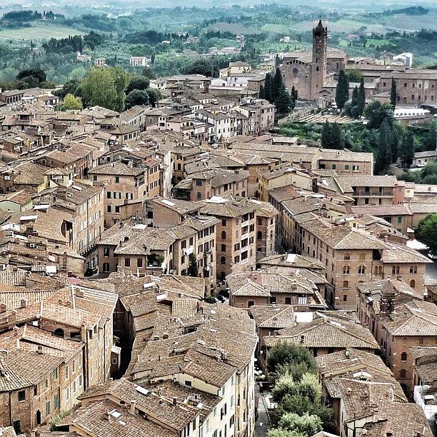 Siena, Vista Dalla Torre Del Mangia [ Photograph by Tuscany Gram