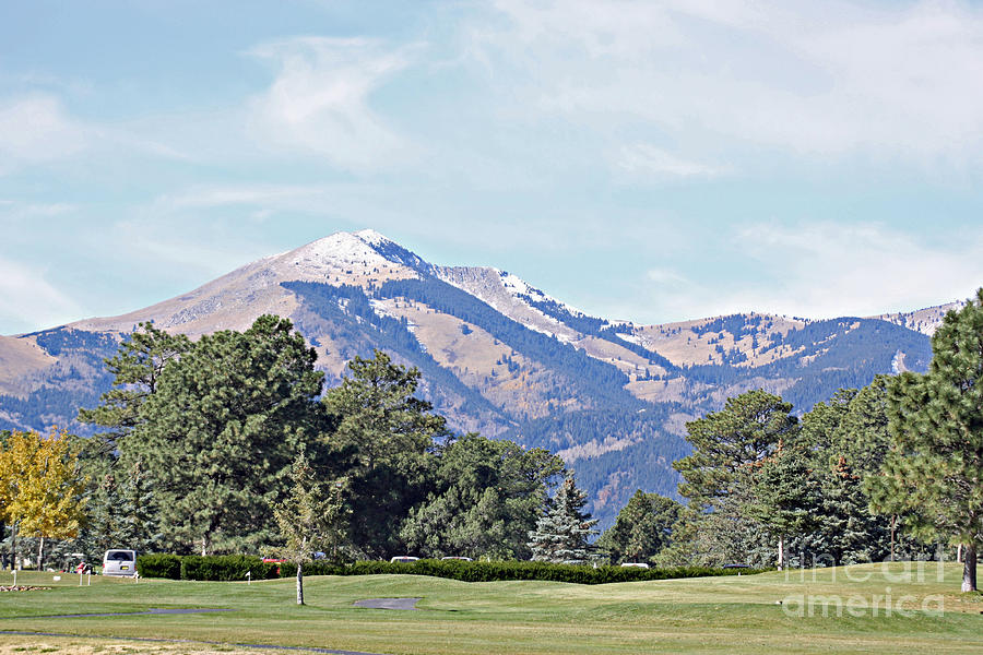 Sierra Blanca From Alto Golf Course Photograph by Shawn Naranjo Fine