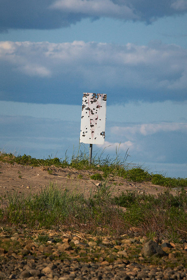 Nature Photograph - Sign at the Gulf of Bothnia by Jouko Lehto