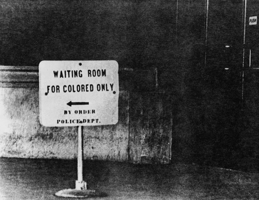 Sign Reading Waiting Room For Colored Photograph by Everett