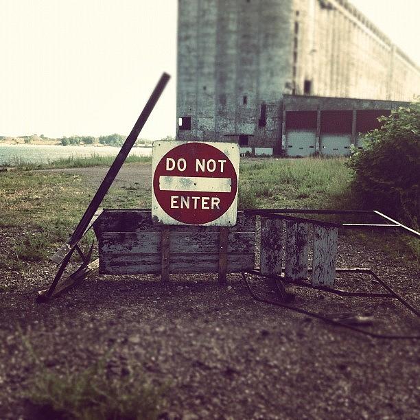 Buffalo Photograph - #sign #rules #sun #distance #instagood by Jenna Luehrsen